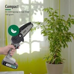 Mardin Mini Kettingzaag - Snoeizaag - Kettingzaag - Kettingzaag Electrisch Met 2 Accu - Inclusief Koffer - 1 Extra Accu - Grijs -Gardena Winkel 1200x1199 23