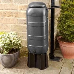 Harcostar Rainsaver Regenton 100 Liter | Plastic Regenwaterton Antraciet -Gardena Winkel 1200x1200 1033
