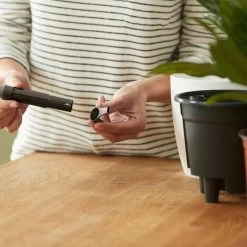 Elho Self-watering Insert 33 - Accessoires Voor Binnenaccessoires - Ø 33.3 X H 30.7 Cm - Zwart/Living Black -Gardena Winkel 1200x1200 1142