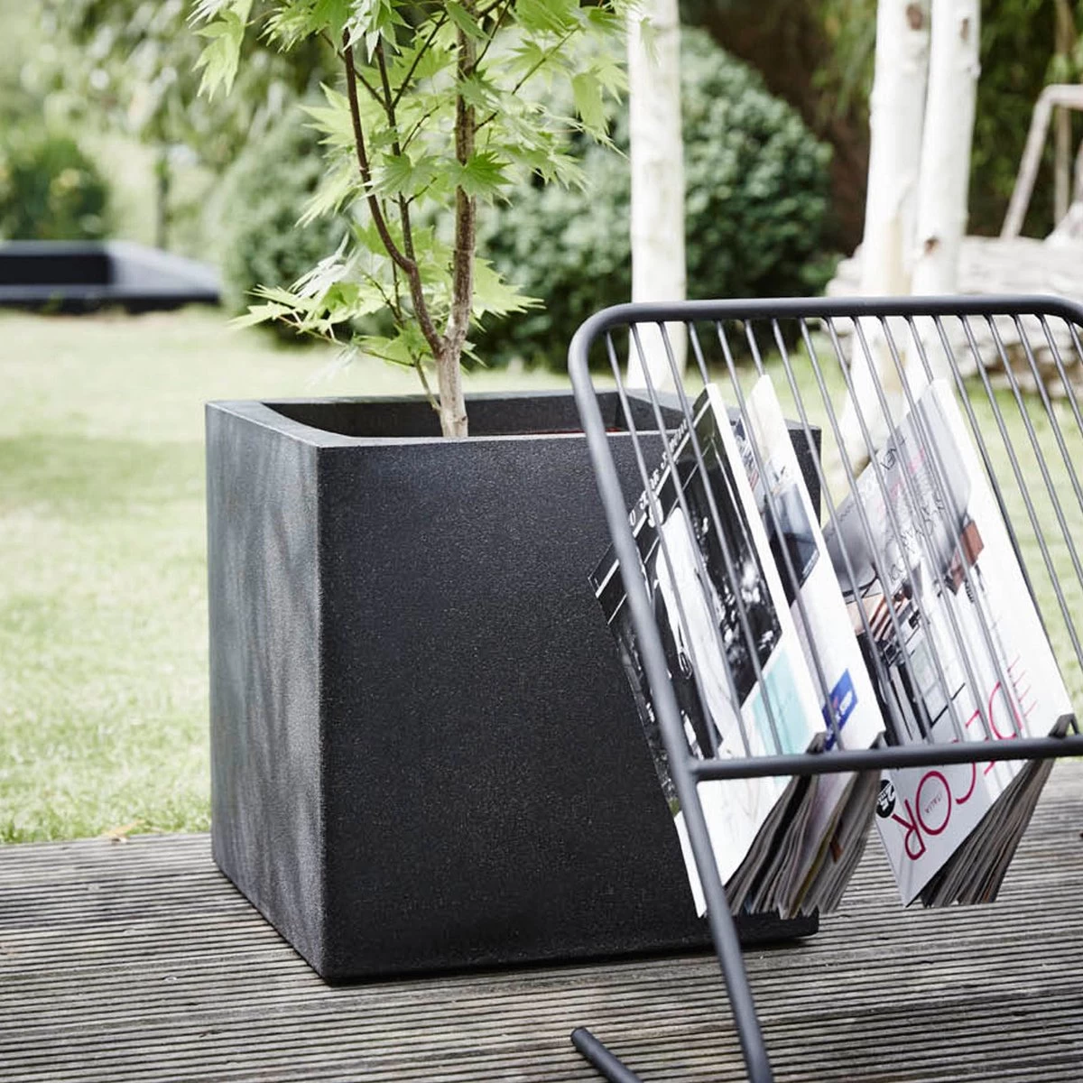 Capi Europe - Bloempot Vierkant Smooth NL - 50x50x50 - Zwart - Voor Binnen En Buiten - KBL904 19 Capi Europe - Bloempot Vierkant Smooth NL - 50x50x50 - Zwart - Voor Binnen En Buiten - KBL904 - Afbeelding 19