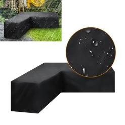 Merkloos Beschermhoes Voor Lounge Set - 215x87x80cm - Zwart - Tuin Set Beschermer - Afdekhoes Voor Lounge Bank - De Ideale Bescherming Voor Je Tuinmeubelen -Gardena Winkel 1200x1200 120