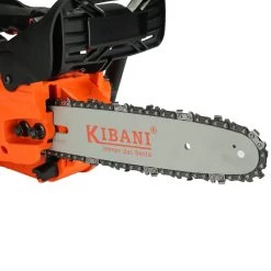 Kibani Kettingzaag Benzine - 25.4 Cc / 1 Pk 2-takt Motor - Incl. Extra Ketting - Zwaardlengte 25 Cm / 10 Inch – Easy-Startsysteem - Snoeizaag -Gardena Winkel 1200x1200 1358