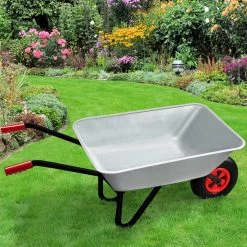 Gardebruk Kruiwagen 80 Liter – Belastbaarheid 100 Kg - Zilver -Gardena Winkel 1200x1200 1369