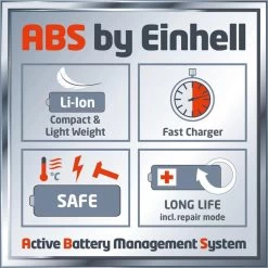 Einhell Accu Bladblazer GE-CL 18 Li E Kit (1x2,0Ah) Power X-Change (Li-Ion - 18 V - 12000 Min-1 - 210 Km/h Blaasluchtstroom - Incl. 2,0 Ah Accu En Lader) -Gardena Winkel 1200x1200 1373