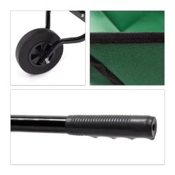 Relaxdays Kruiwagen Opvouwbaar - Inklapbare Tuinwagen - Vouwkruiwagen - Groen - 50 L -Gardena Winkel 1200x1200 1382