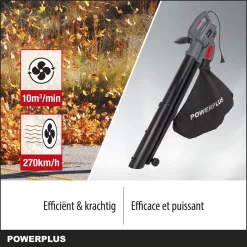 Powerplus POWEG9013 Elektrische Bladblazer - Bladzuiger En -versnipperaar - 3300W - Blazen - Zuigen - Versnipperen - Incl. 40L Opvangzak 8 Powerplus POWEG9013 Elektrische Bladblazer - Bladzuiger En -versnipperaar - 3300W - Blazen - Zuigen - Versnipperen - Incl. 40L Opvangzak -Gardena Winkel 1200x1200 1433