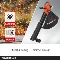 Powerplus Dual Power POWDPG75270 Bladblazer - Bladzuiger En -versnipperaar - Brushless - Blazen - Zuigen - Versnipperen - Excl. Accu En Lader - Incl. Opvangzak 45L -Gardena Winkel 1200x1200 1439