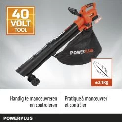 Powerplus Dual Power POWDPG75270 Bladblazer - Bladzuiger En -versnipperaar - Brushless - Blazen - Zuigen - Versnipperen - Excl. Accu En Lader - Incl. Opvangzak 45L -Gardena Winkel 1200x1200 1444