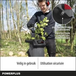 Powerplus POWEG5011 Elektrische Hakselaar Versnipperaar - 2400W - Max. Ø40mm - Incl. Duwstok, Wielen En 50L Opvangzak - Heggen, Bomen En Haag - Tuinonderhoud -Gardena Winkel 1200x1200 1471