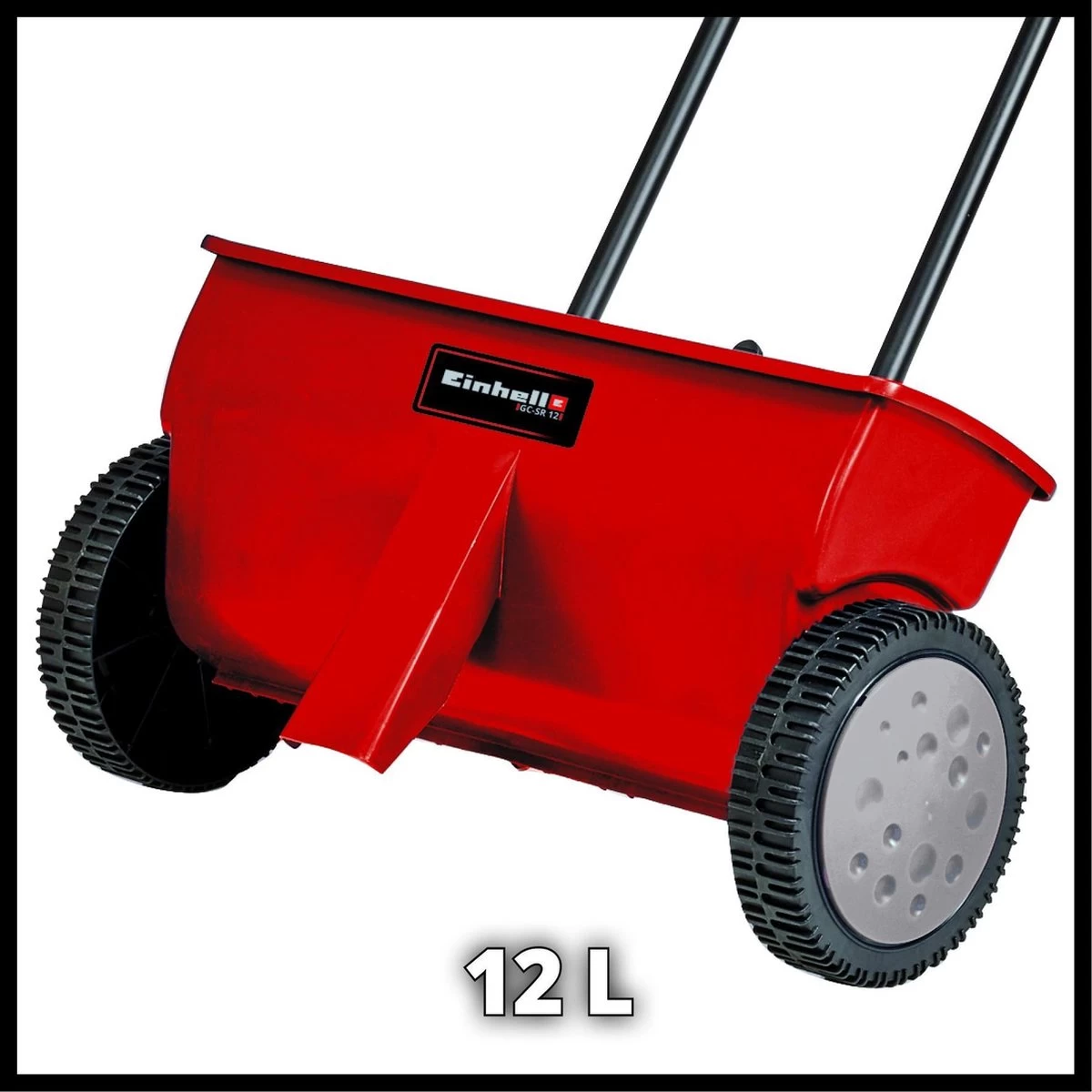 Einhell Strooiwagen GC-SR 12 (12 L - 45 Cm Strooibreedte - Dubbele Duwstang - Kliksluiting Aan Beide Zijden - Verstelhendel - Corrosiebestendige Rol - Behuizing Van Breukvast Kunststof) 2 Einhell Strooiwagen GC-SR 12 (12 L - 45 Cm Strooibreedte - Dubbele Duwstang - Kliksluiting Aan Beide Zijden - Verstelhendel - Corrosiebestendige Rol - Behuizing Van Breukvast Kunststof) - Afbeelding 2