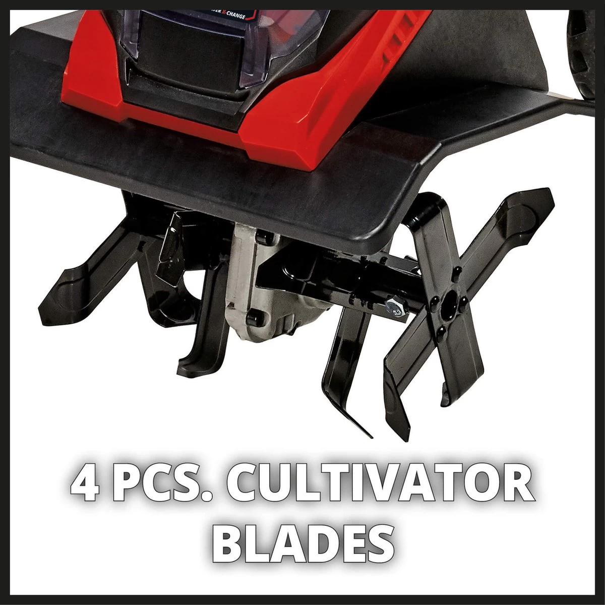 Einhell Accu Grondfrees GE-CR 30 Li-Solo Power X-Change (Li-Ion - 36 V - 30 Cm Werkbreedte - 20 Cm Werkdiepte - Robuuste Hakmessen - 2-punts Veiligheidsschakelaar - Zonder Accu En Lader) 3 Einhell Accu Grondfrees GE-CR 30 Li-Solo Power X-Change (Li-Ion - 36 V - 30 Cm Werkbreedte - 20 Cm Werkdiepte - Robuuste Hakmessen - 2-punts Veiligheidsschakelaar - Zonder Accu En Lader) - Afbeelding 3