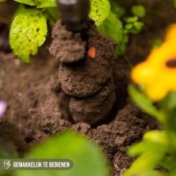 Merkloos Grondboor Voor Planten - 25 CM - Palenboor - Moestuin - Bollenplanter - Zwart -Gardena Winkel 1200x1200 1648