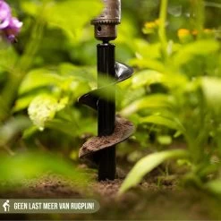 Merkloos Grondboor Voor Planten - 25 CM - Palenboor - Moestuin - Bollenplanter - Zwart -Gardena Winkel 1200x1200 1650