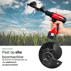 MaatWorkz - Grondboor - 25 CM - Boormachine - Bollenplanter - Moestuin - Palenboor - Boor - Tuin -Gardena Winkel 1200x1200 1657