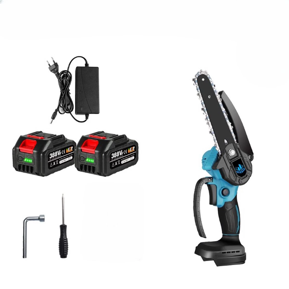 Mini Kettingzaag - Kettingzaag Accu - Mini Kettingzaag Met Accu - Snoeizaag 3 Mini Kettingzaag - Kettingzaag Accu - Mini Kettingzaag Met Accu - Snoeizaag - Afbeelding 3