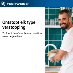 Techweise - Rioolslang Voor Kärcher K2 T/m K7 - 15M - Met Voorwaartse Hogedruksproeiers -Gardena Winkel 1200x1200 1712