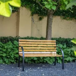 Dutcc 41142 - Tuinbank - Woodstock - 120 Cm – Zwart -Gardena Winkel 1200x1200 172