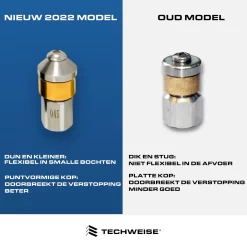 Techweise - Rioolslang Voor O.a. Kärcher - 15M - Met Roterende En Voorwaartse Kop -Gardena Winkel 1200x1200 1741