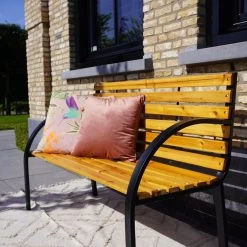 Dutcc 41142 - Tuinbank - Woodstock - 120 Cm – Zwart -Gardena Winkel 1200x1200 175