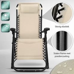 Sens Design Tuinstoel - Ligstoel Tuin - Beige 7 Sens Design Tuinstoel - Ligstoel Tuin - Beige -Gardena Winkel 1200x1200 205