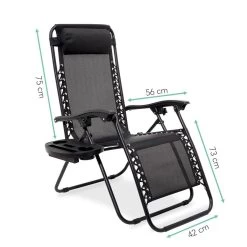 LifeGoods Opvouwbare Tuinstoelen - Verstelbaar Zonnescherm - 2 Stuks - 30°-90° Verstelbaar - Metaal - Zwart 14 LifeGoods Opvouwbare Tuinstoelen - Verstelbaar Zonnescherm - 2 Stuks - 30°-90° Verstelbaar - Metaal - Zwart -Gardena Winkel 1200x1200 225