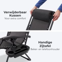LifeGoods Opvouwbare Tuinstoelen - Verstelbaar Zonnescherm - 2 Stuks - 30°-90° Verstelbaar - Metaal - Zwart 15 LifeGoods Opvouwbare Tuinstoelen - Verstelbaar Zonnescherm - 2 Stuks - 30°-90° Verstelbaar - Metaal - Zwart -Gardena Winkel 1200x1200 226