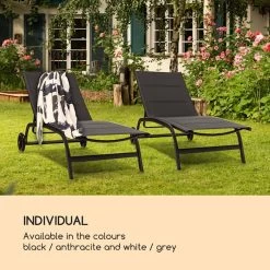 Blumfeldt Limala Tuinstoel - Ligstoel - Relaxstoel - Rugleuning In 6 Standen Verstelbaar - 2 Vielen - Draagkracht: Max. 150 Kg -Gardena Winkel 1200x1200 290