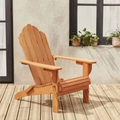 Alice's Garden Relaxstoel Adirondack Salamanca - FSC Eucalyptushout – Naturel -Gardena Winkel 1200x1200 379
