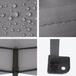 LifeGoods Partytent - 3x4.5 M - Zijwanden - Easy Up - Opvouwbaar - Waterdicht - Draagtas Met Wieltjes - Donkergrijs -Gardena Winkel 1200x1200 38