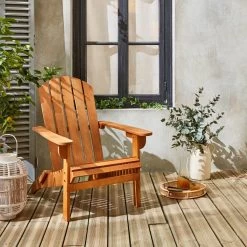 Alice's Garden Relaxstoel Adirondack Salamanca - FSC Eucalyptushout – Naturel -Gardena Winkel 1200x1200 382