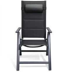 Casaria Tuinstoel Aluminium - 2 Stuks Inklapbaar - Antraciet -Gardena Winkel 1200x1200 383