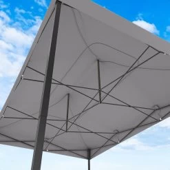 LifeGoods Partytent - 3x4.5 M - Zijwanden - Easy Up - Opvouwbaar - Waterdicht - Draagtas Met Wieltjes - Donkergrijs -Gardena Winkel 1200x1200 39