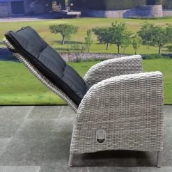 Menorca Dining Tuinstoel Verstelbaar Wit Grijs -Gardena Winkel 1200x1200 390