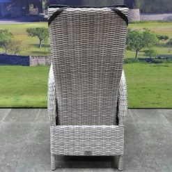 Menorca Dining Tuinstoel Verstelbaar Wit Grijs -Gardena Winkel 1200x1200 392