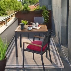 NATERIAL - Tuintafel Vierkant ORIS - 4 Personen - Houten Tafel 90x90 Cm - Aluminium - Met Houten Blad - Eucalyptus 10 NATERIAL - Tuintafel Vierkant ORIS - 4 Personen - Houten Tafel 90x90 Cm - Aluminium - Met Houten Blad - Eucalyptus -Gardena Winkel 1200x1200 408