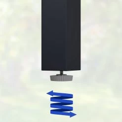 Casaria – Tuintafel – Aluminium – 90x90x75cm –Antraciet -Gardena Winkel 1200x1200 427