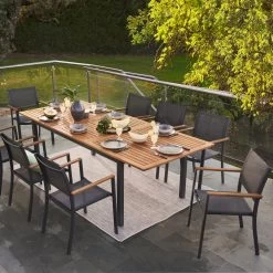 NATERIAL - Uitschuifbare Tuintafel ORIS - Uitschuifbare Tafel Voor 6 Tot 8 Personen - 180-240x100 Cm - Aluminium - Hout Eucalyptus 15 NATERIAL - Uitschuifbare Tuintafel ORIS - Uitschuifbare Tafel Voor 6 Tot 8 Personen - 180-240x100 Cm - Aluminium - Hout Eucalyptus -Gardena Winkel 1200x1200 457