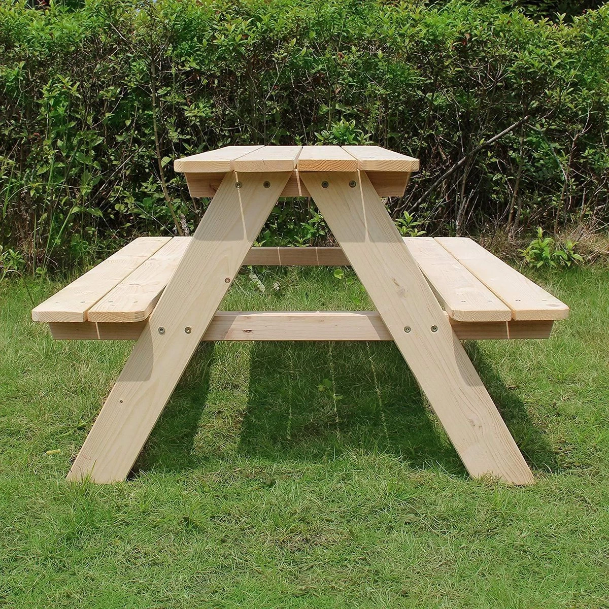 MaxxGarden Kinder Picknicktafel - 90x79x50cm - Hout 6 MaxxGarden Kinder Picknicktafel - 90x79x50cm - Hout - Afbeelding 6