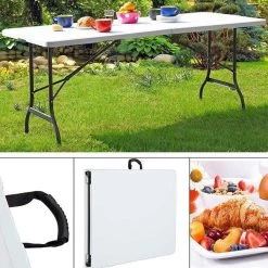 MaxxGarden Klaptafel - Inklapbare Tafel - Opvouwbare Tuintafel - Weerbestendig - Inclusief Handvat - 180x70x74 -Gardena Winkel 1200x1200 471
