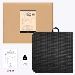 LifeGoods Klaptafel - Inklapbaar - 120 Cm - 4 Personen - Zwart 19 LifeGoods Klaptafel - Inklapbaar - 120 Cm - 4 Personen - Zwart -Gardena Winkel 1200x1200 480