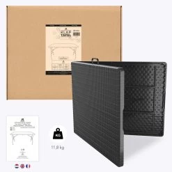 LifeGoods Klaptafel - Inklapbaar - 180 Cm - 6 Tot 8 Personen - Zwart 16 LifeGoods Klaptafel - Inklapbaar - 180 Cm - 6 Tot 8 Personen - Zwart -Gardena Winkel 1200x1200 491