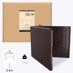 LifeGoods Klaptafel - Inklapbaar - 180 Cm - 6 Tot 8 Personen - Bruin 16 LifeGoods Klaptafel - Inklapbaar - 180 Cm - 6 Tot 8 Personen - Bruin -Gardena Winkel 1200x1200 500