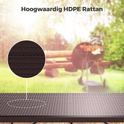 LifeGoods Klaptafel - Inklapbaar - 180 Cm - 6 Tot 8 Personen - Bruin 17 LifeGoods Klaptafel - Inklapbaar - 180 Cm - 6 Tot 8 Personen - Bruin -Gardena Winkel 1200x1200 501