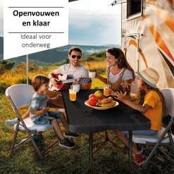 Sens Design Tuintafel Kunststof - Campingtafel Inklapbaar - Rotan-Look -Gardena Winkel 1200x1200 521