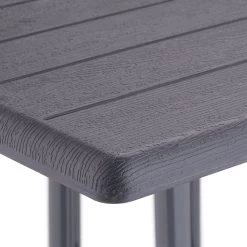 Relaxdays Tuintafel Vierkant - Buitentafel - Kleine Eettafel Tuin - Balkontafel Kunststof -Gardena Winkel 1200x1200 527