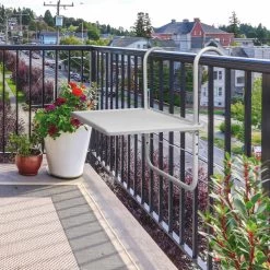 Luxe Inklapbare Balkontafel – 52 X 40 X 56cm – Wit – Hangend – Balkonbar – Balkontafels – Balkontafeltje – Hangtafel Balkon – Balcony Table – Voor Aan Het Balkon – Ophangbaar – Opklapbaar – Tafel – Inklapbaar – Buiten – Tafeltje – Klaptafel 12 Luxe Inklapbare Balkontafel – 52 X 40 X 56cm – Wit – Hangend – Balkonbar – Balkontafels – Balkontafeltje – Hangtafel Balkon – Balcony Table – Voor Aan Het Balkon – Ophangbaar – Opklapbaar – Tafel – Inklapbaar – Buiten – Tafeltje – Klaptafel -Gardena Winkel 1200x1200 565