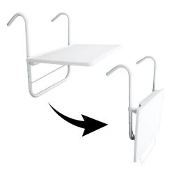 Luxe Inklapbare Balkontafel – 52 X 40 X 56cm – Wit – Hangend – Balkonbar – Balkontafels – Balkontafeltje – Hangtafel Balkon – Balcony Table – Voor Aan Het Balkon – Ophangbaar – Opklapbaar – Tafel – Inklapbaar – Buiten – Tafeltje – Klaptafel 13 Luxe Inklapbare Balkontafel – 52 X 40 X 56cm – Wit – Hangend – Balkonbar – Balkontafels – Balkontafeltje – Hangtafel Balkon – Balcony Table – Voor Aan Het Balkon – Ophangbaar – Opklapbaar – Tafel – Inklapbaar – Buiten – Tafeltje – Klaptafel -Gardena Winkel 1200x1200 566