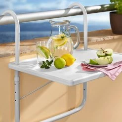 Luxe Inklapbare Balkontafel – 52 X 40 X 56cm – Wit – Hangend – Balkonbar – Balkontafels – Balkontafeltje – Hangtafel Balkon – Balcony Table – Voor Aan Het Balkon – Ophangbaar – Opklapbaar – Tafel – Inklapbaar – Buiten – Tafeltje – Klaptafel 15 Luxe Inklapbare Balkontafel – 52 X 40 X 56cm – Wit – Hangend – Balkonbar – Balkontafels – Balkontafeltje – Hangtafel Balkon – Balcony Table – Voor Aan Het Balkon – Ophangbaar – Opklapbaar – Tafel – Inklapbaar – Buiten – Tafeltje – Klaptafel -Gardena Winkel 1200x1200 567