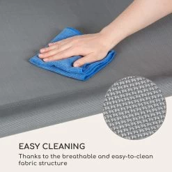 Blumfeldt Palermo Schommelbank - Hollywoodschommel 130 X 207 Cm - Ligbed Met Dak - Schommelstoel Voor 2 Personen - Tuinbank Inclusief Nekkussens - Stalen Frame En Polyester Dak - Grijs -Gardena Winkel 1200x1200 57