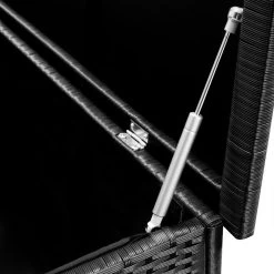 Casaria Wicker Opbergbox - Waterdicht 121,5cm Met Wielen - Grijs -Gardena Winkel 1200x1200 60